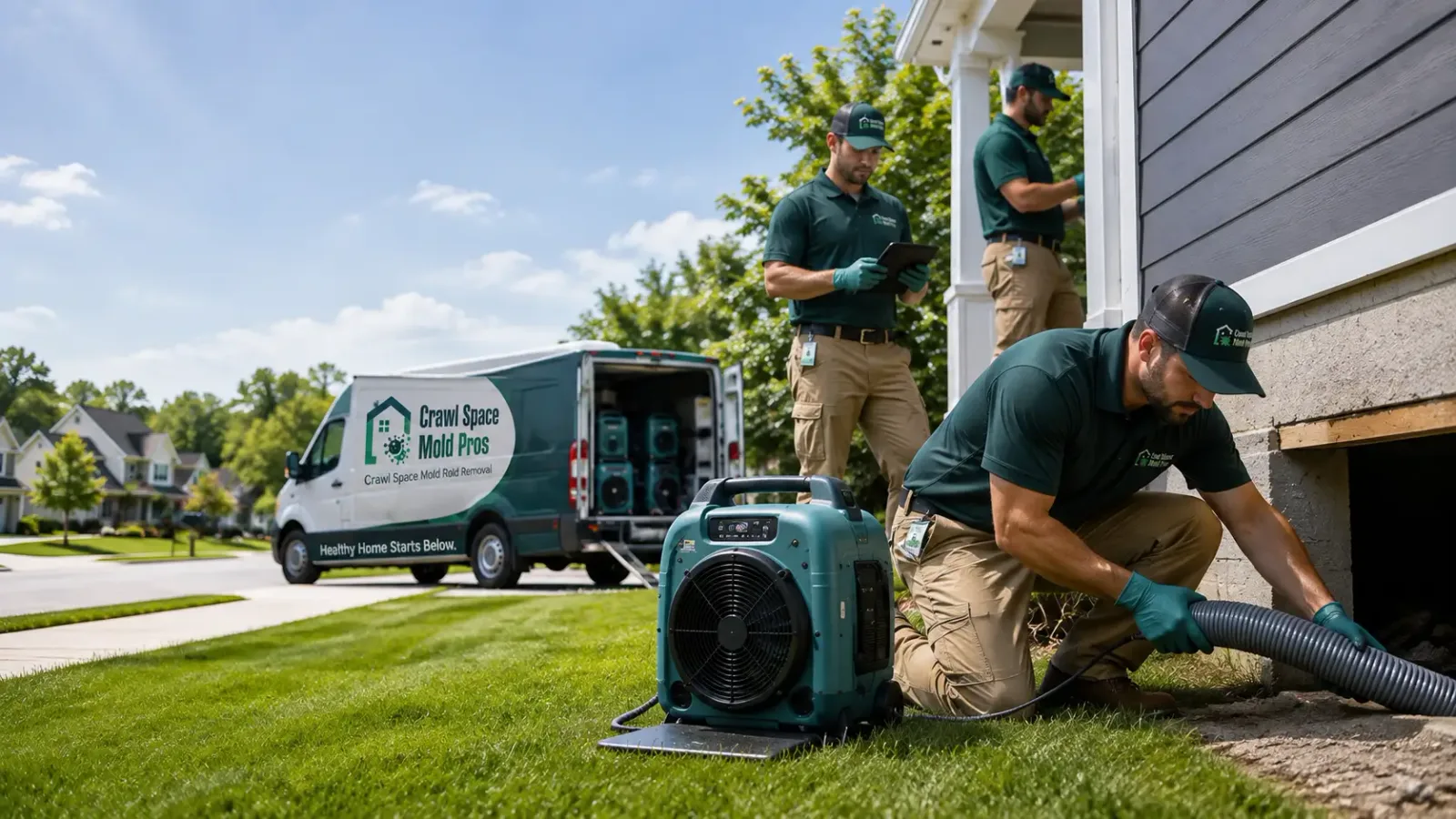 Crawl Space Mold Removal in Rawlins, WY